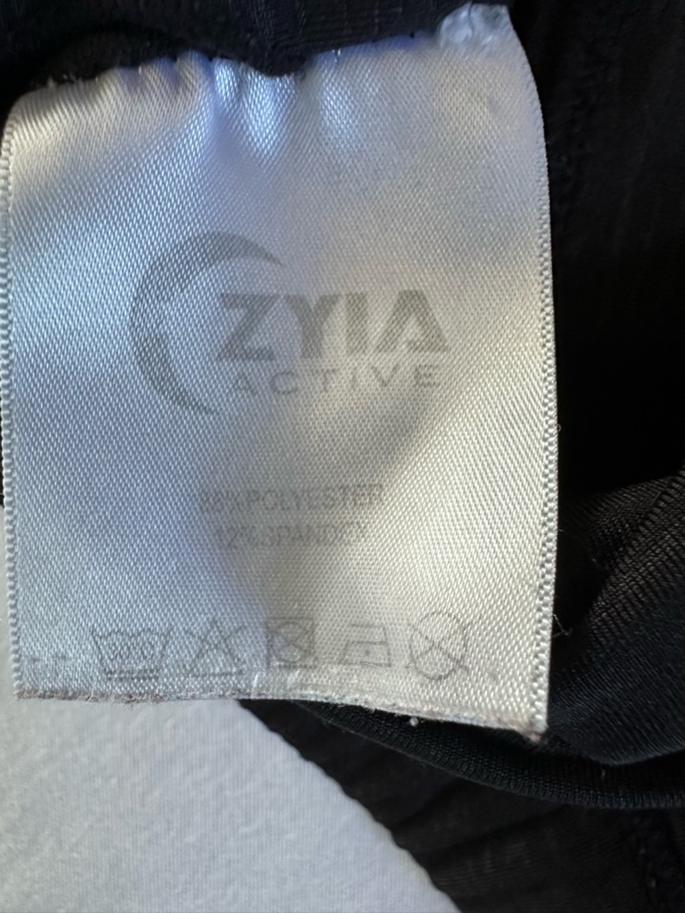 Zyia Active Womens Black Sports Bra Mesh Racerback Yoga Gym XL - Picture 5 of 7